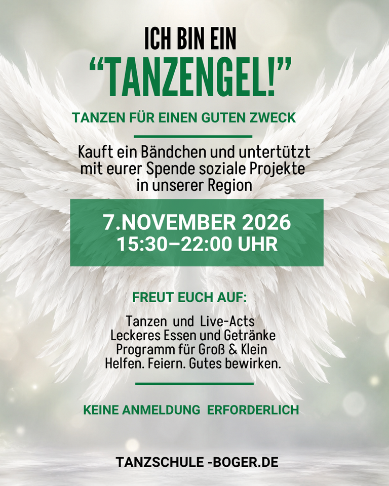 Bild zu Spenden-Marathon: "Ich bin ein TanzEngel!"